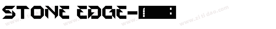 Stone Edge字体转换